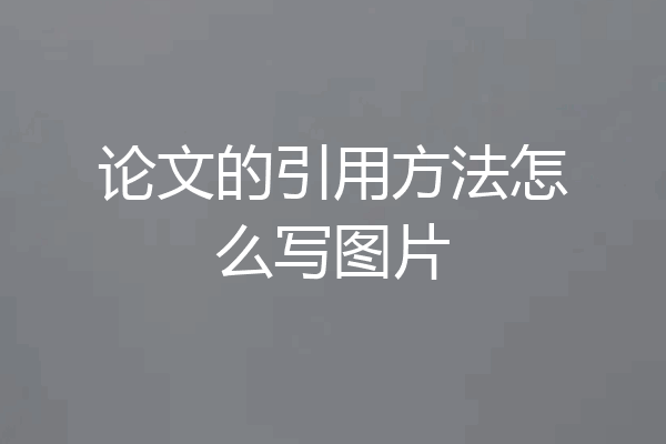 论文的引用方法怎么写图片