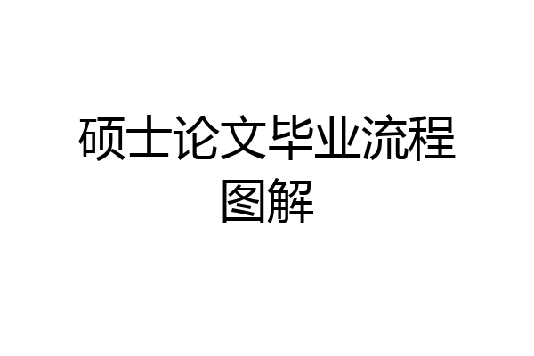 硕士论文毕业流程图解