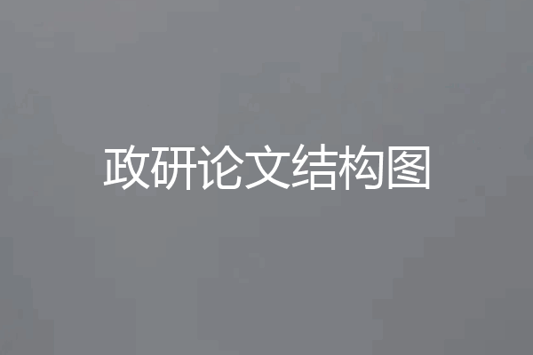 政研论文结构图