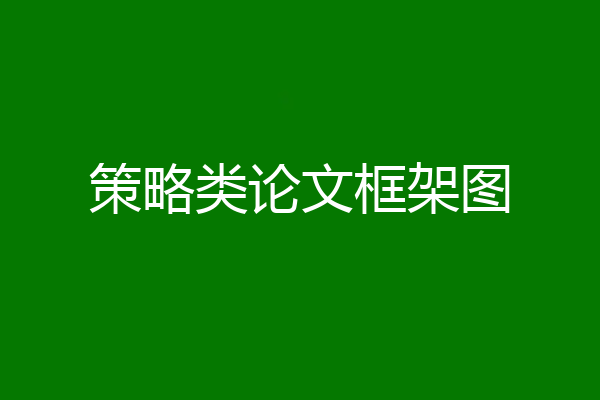 策略类论文框架图