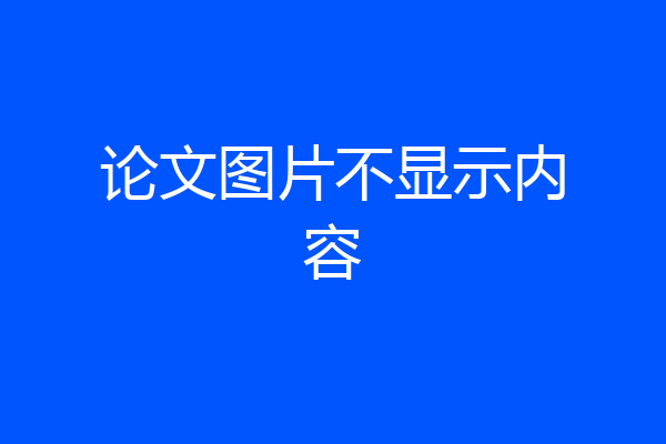 论文图片不显示内容