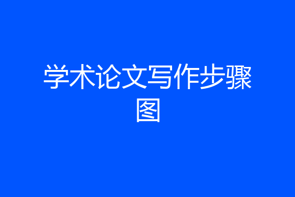 学术论文写作步骤图