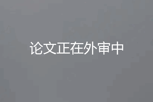 论文正在外审中