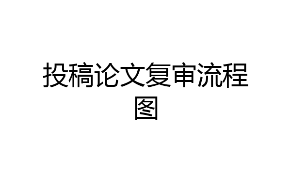 投稿论文复审流程图