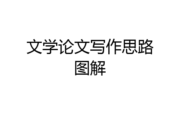 文学论文写作思路图解